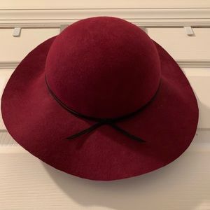 Maroon Floppy Hat